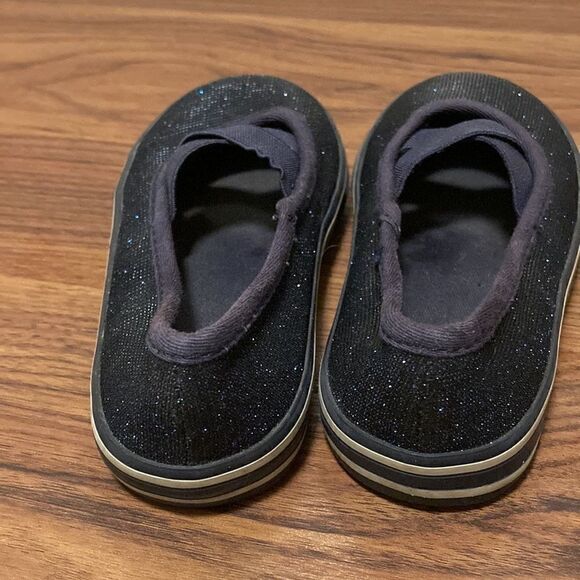 Children’s Place Navy Glitter Slip on Shoe. Toddler size 8. - Picture 3 of 6